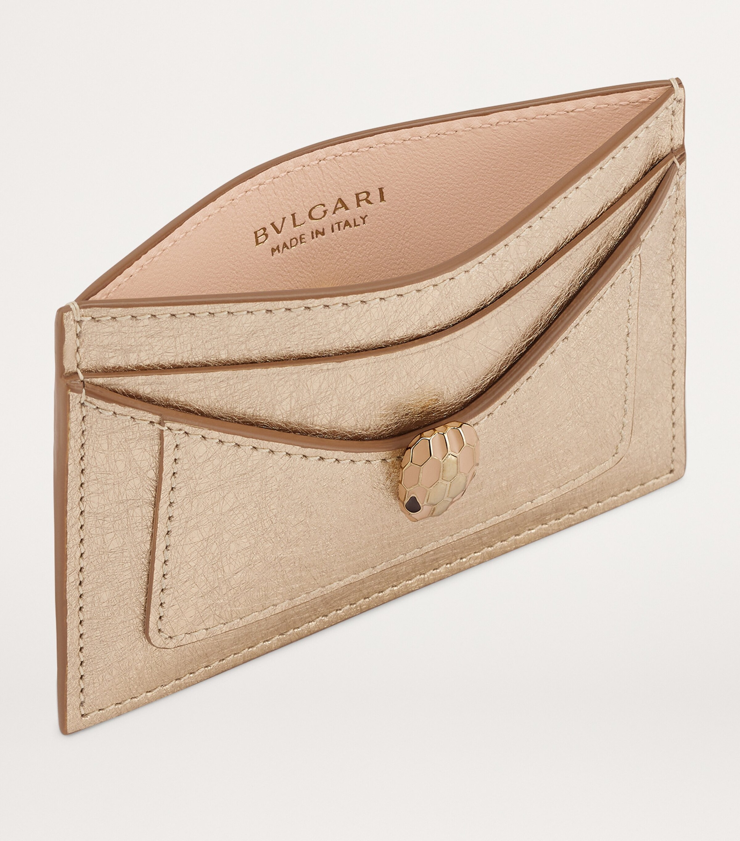 Bvlgari Serpenti Forever Card Holder Light Gold Image 2