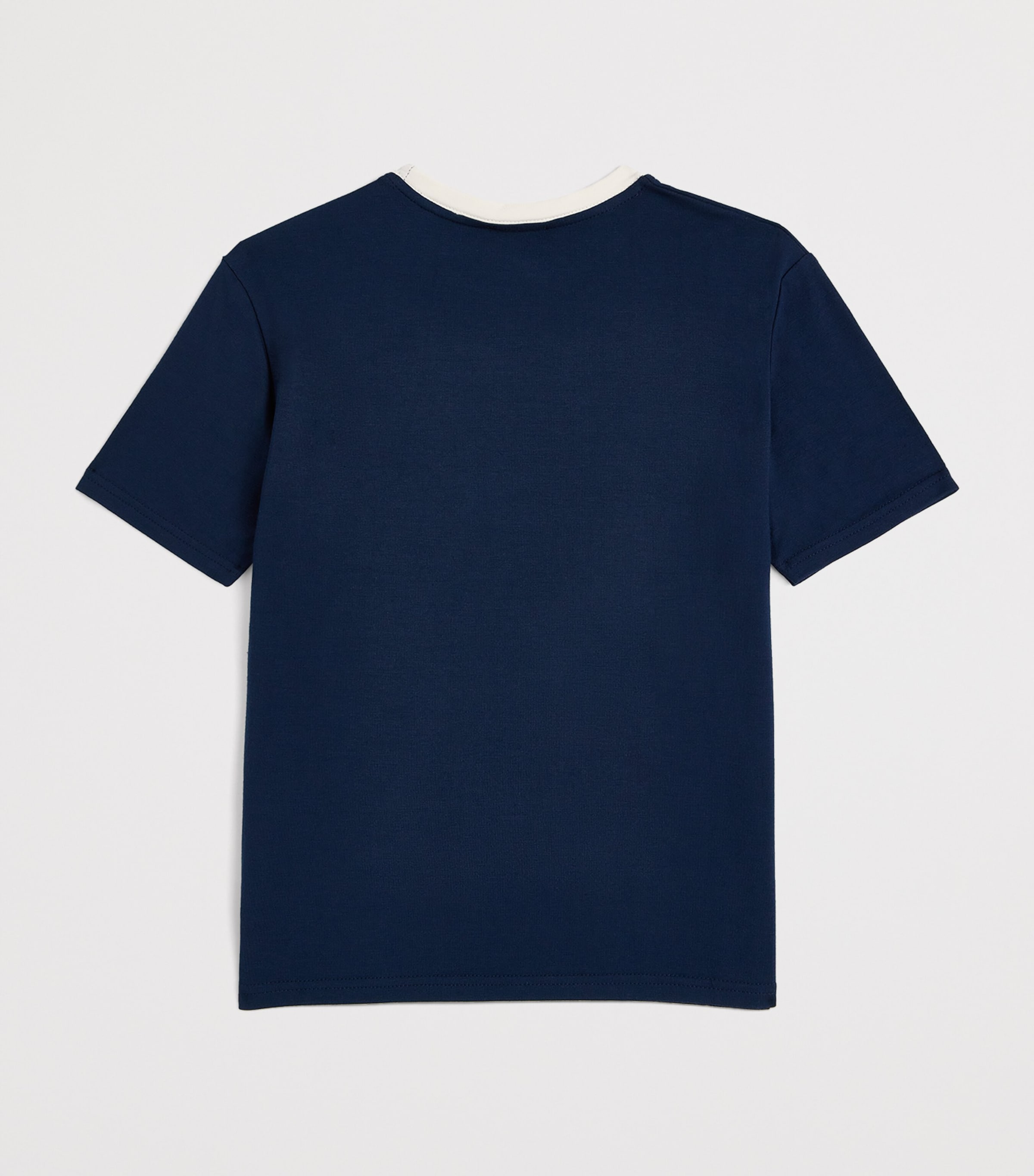 Homebody Kids Contrast-Trim T-Shirt (4-16 Years) Navy Clunch Image 2