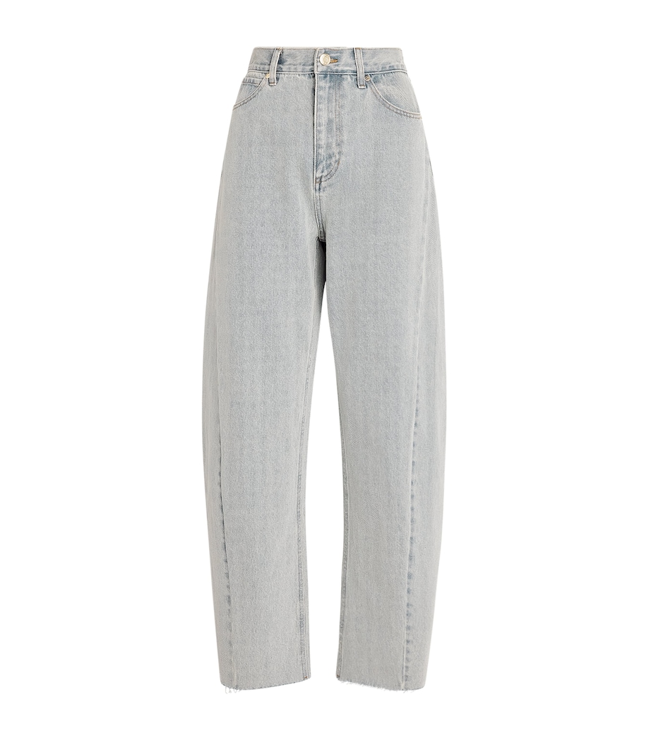 Sandro Paris Womens Barrel Jeans Light Bu Jean Image 1