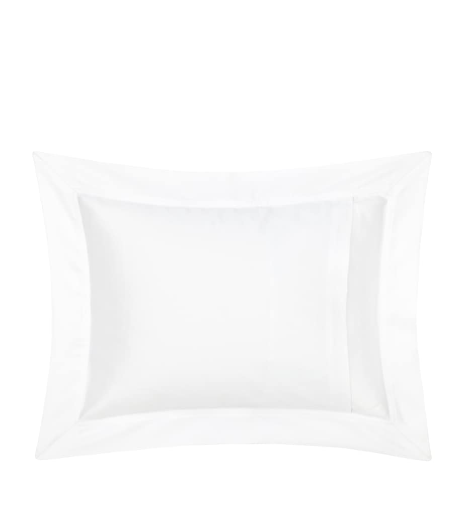 Prodige Square Oxford Pillowcase (65cm x 65cm) BLANC Image 2