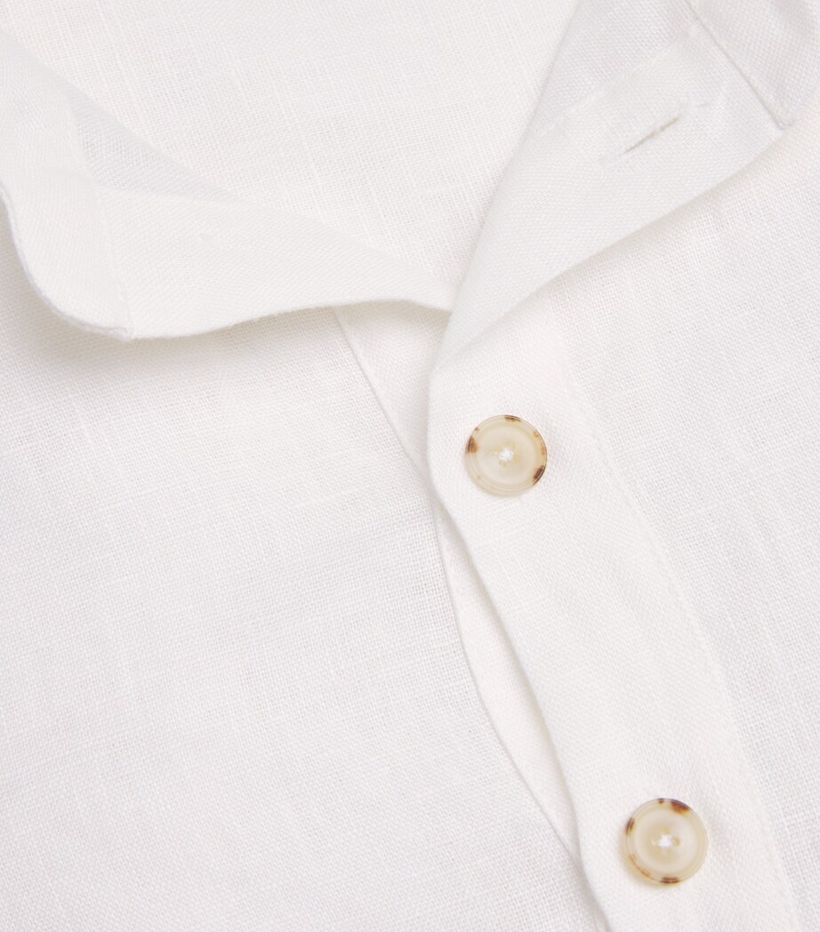 Stripe Henley T-Shirt WHITE Image 5