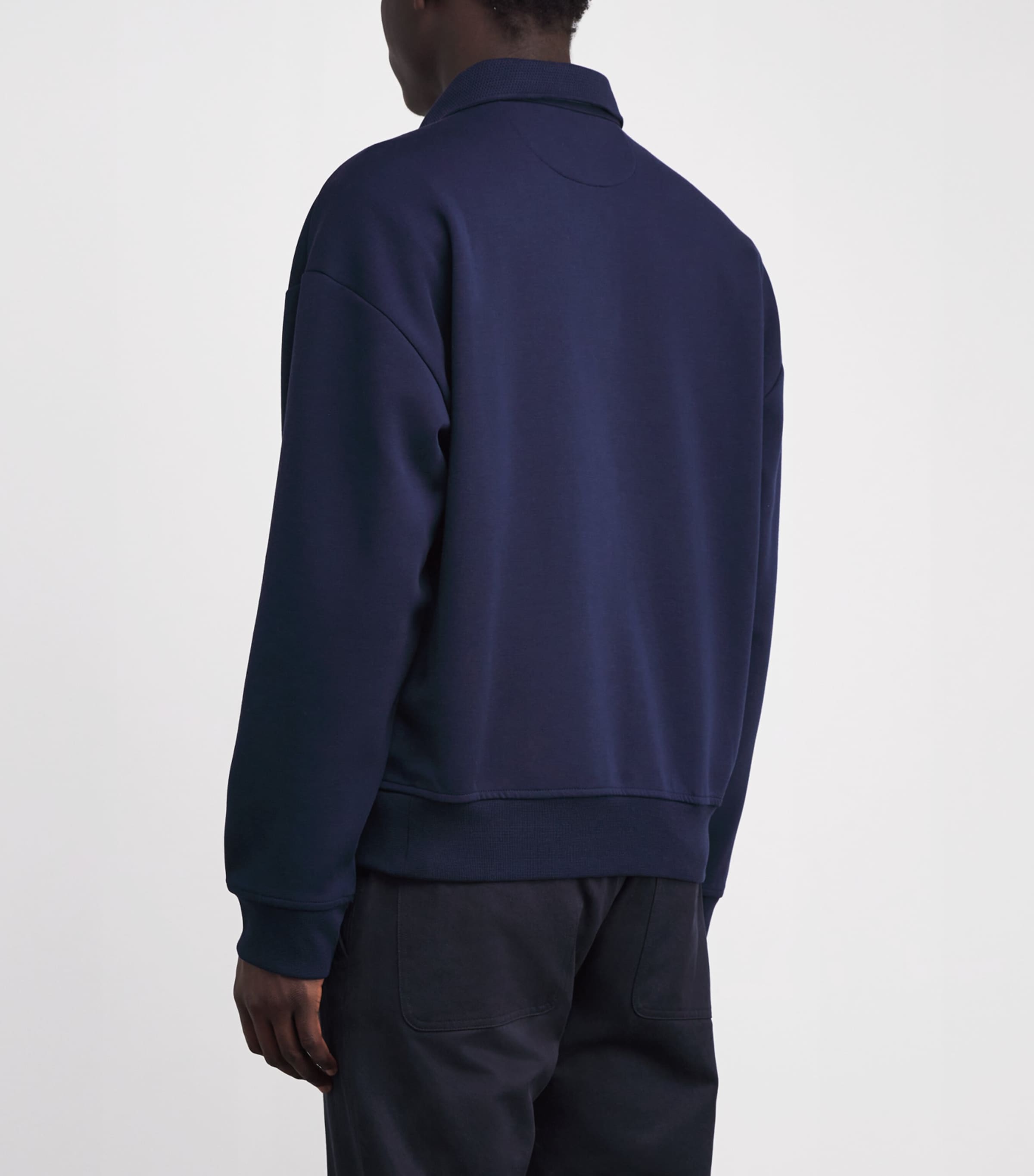 Logo Embroidered Sweatshirt REFINED NAVY Image 4