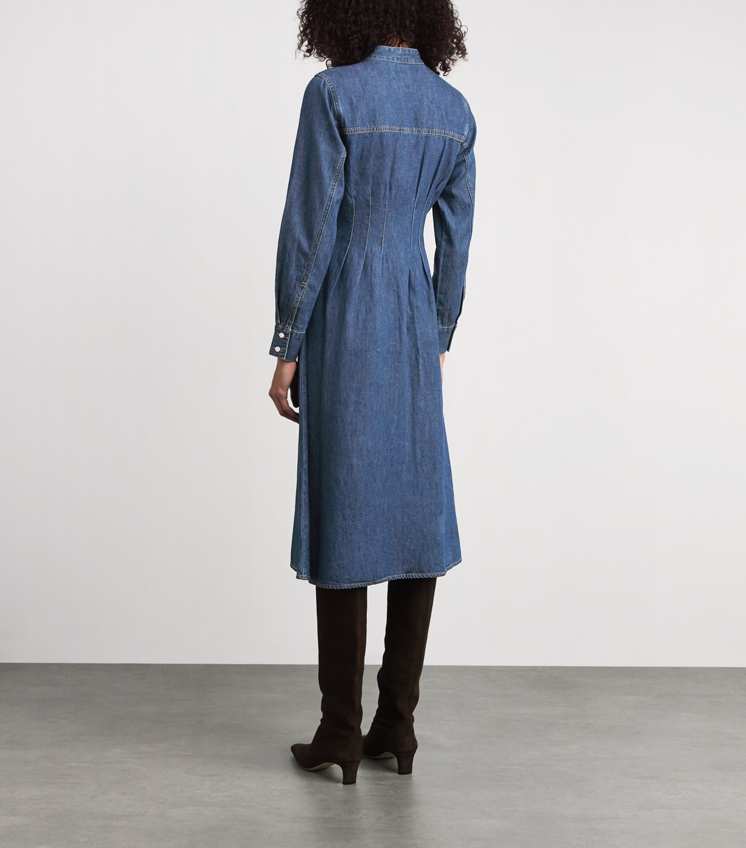 Denim Arcadia Shirt Dress B1210 CITY STROLL Image 3