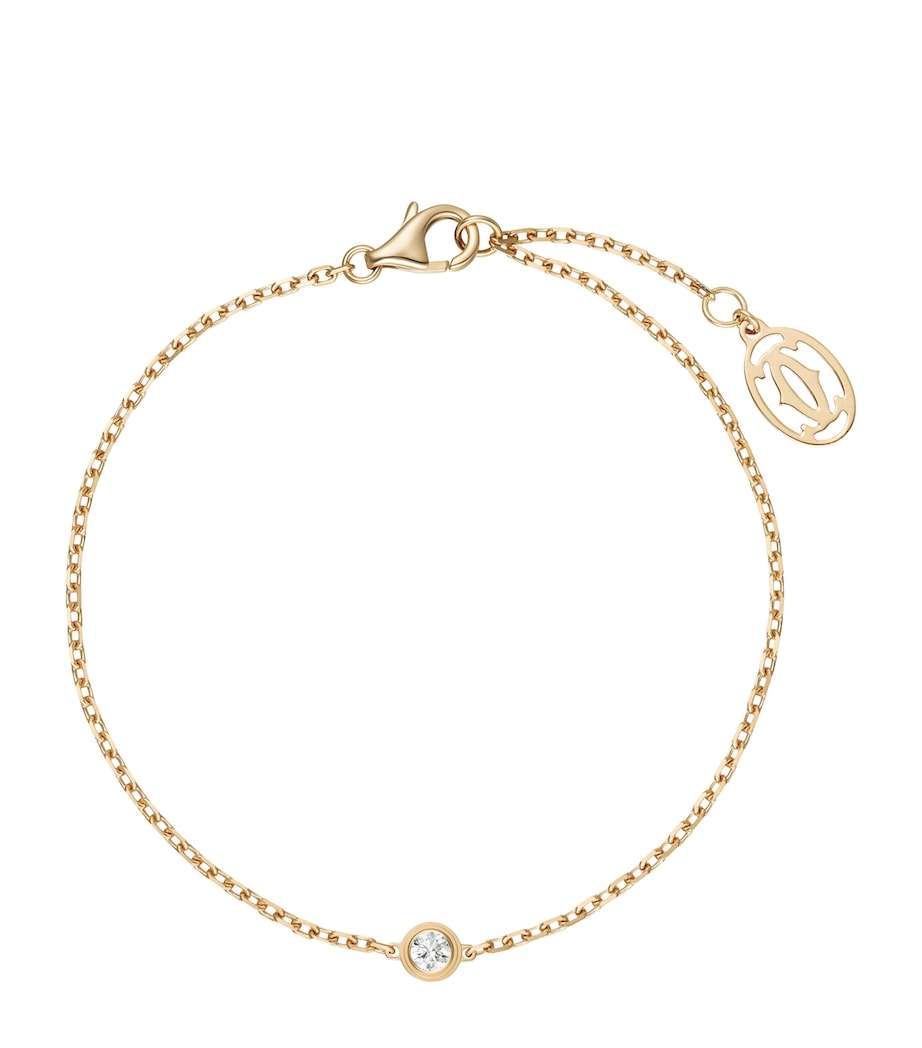 Extra-Small Yellow Gold and Diamond Cartier d'Amour Bracelet YELLOW GOLD Image 1