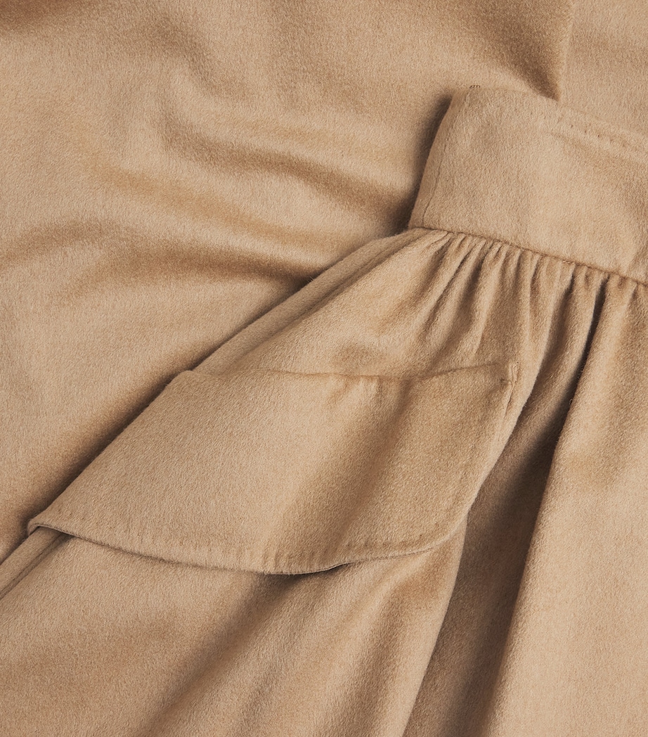 Camel Wool Maxi Skirt CAMEL Image 5
