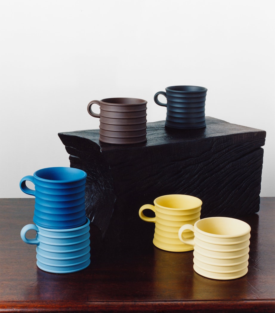 Set of 2 x JW Anderson Mugs (250ml) YELLOW Image 2