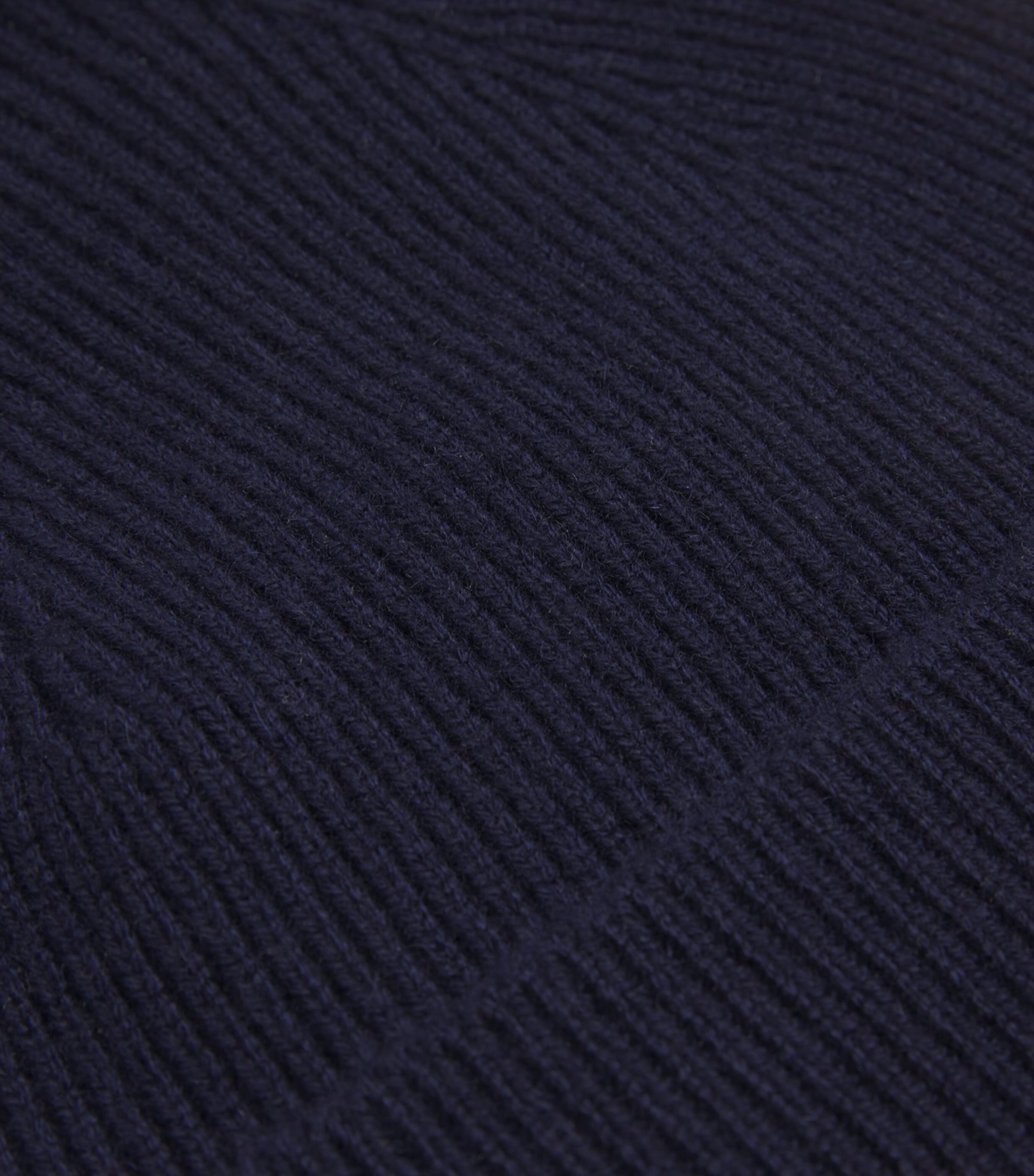 Harrods Cashmere Ribbed Beanie Cosmos Image 3