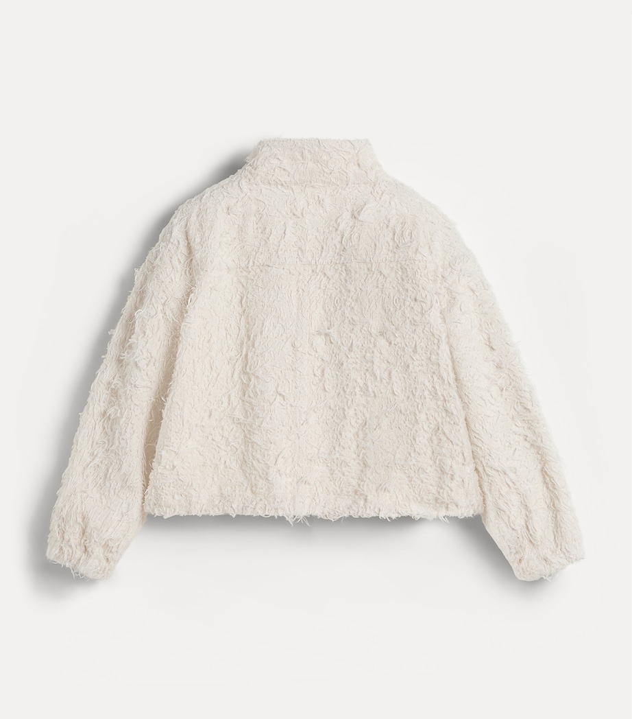 Brunello Cucinelli Kids Cotton Zip-Up Jacket (4-6 Years) Image 2