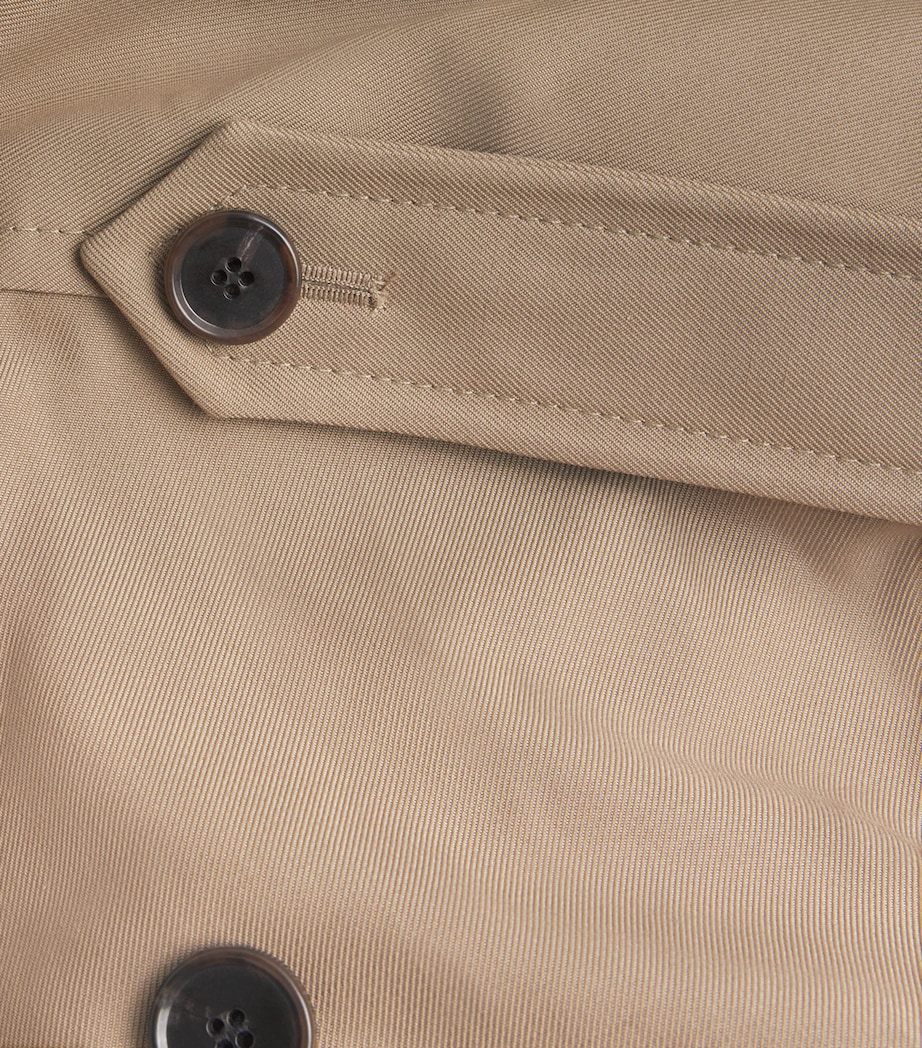 Twill Favi Trench Coat DKHAI-DK KHAKI (DK-BR) Image 5