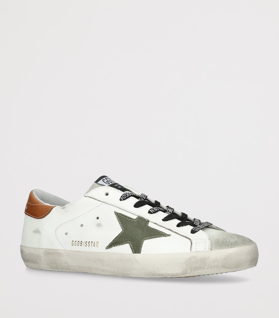 Golden Goose Leather Super-Star Sneakers White/oth Image 3