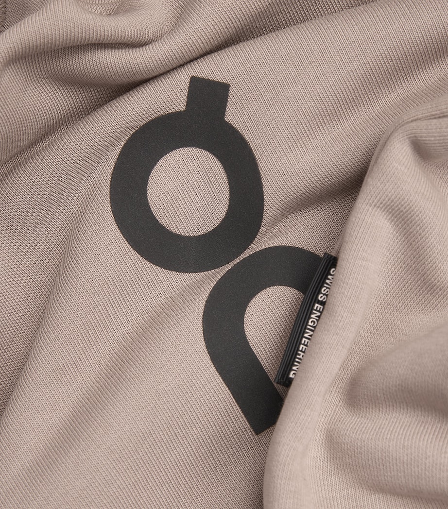 Organic Cotton-Blend Club Relaxed Hoodie DESERT Image 5