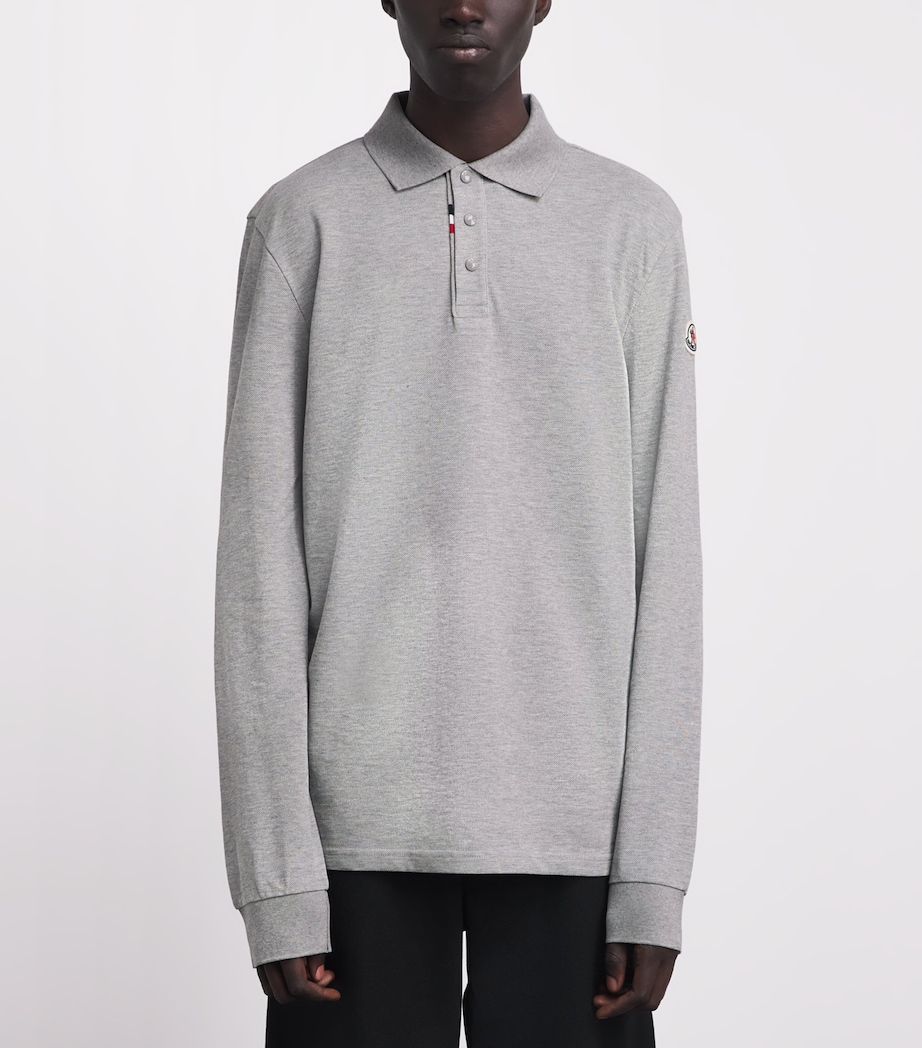Moncler Mens Cotton Polo Shirt Image 4