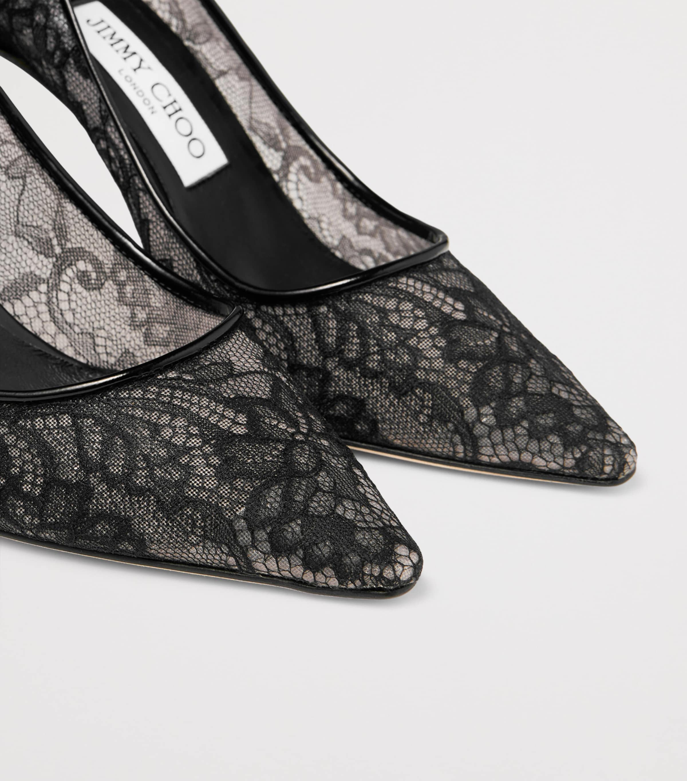 Romy 85 Lace Pumps BLACK Image 5