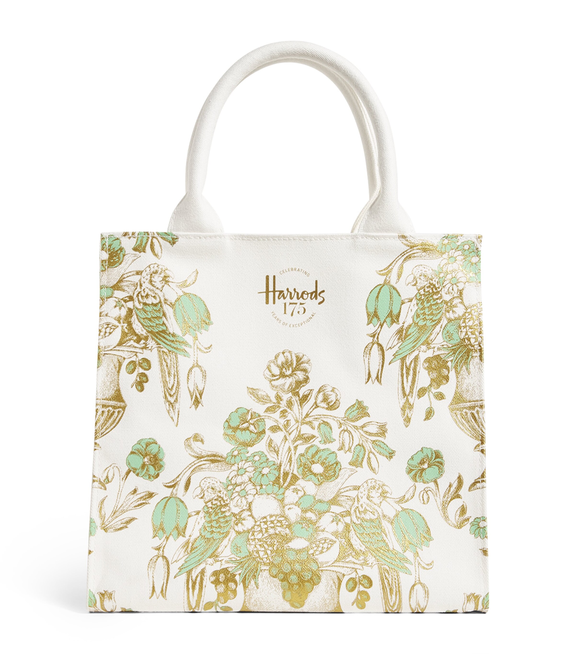 Harrods 175 Anniversary Edition Small Tote Bag Ivory Image 1