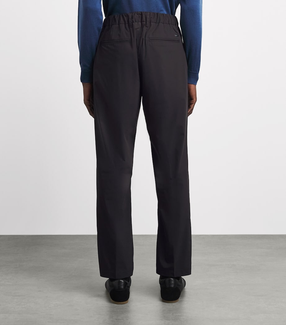 Herno Mens Technical Drawstring Trousers Black Image 5