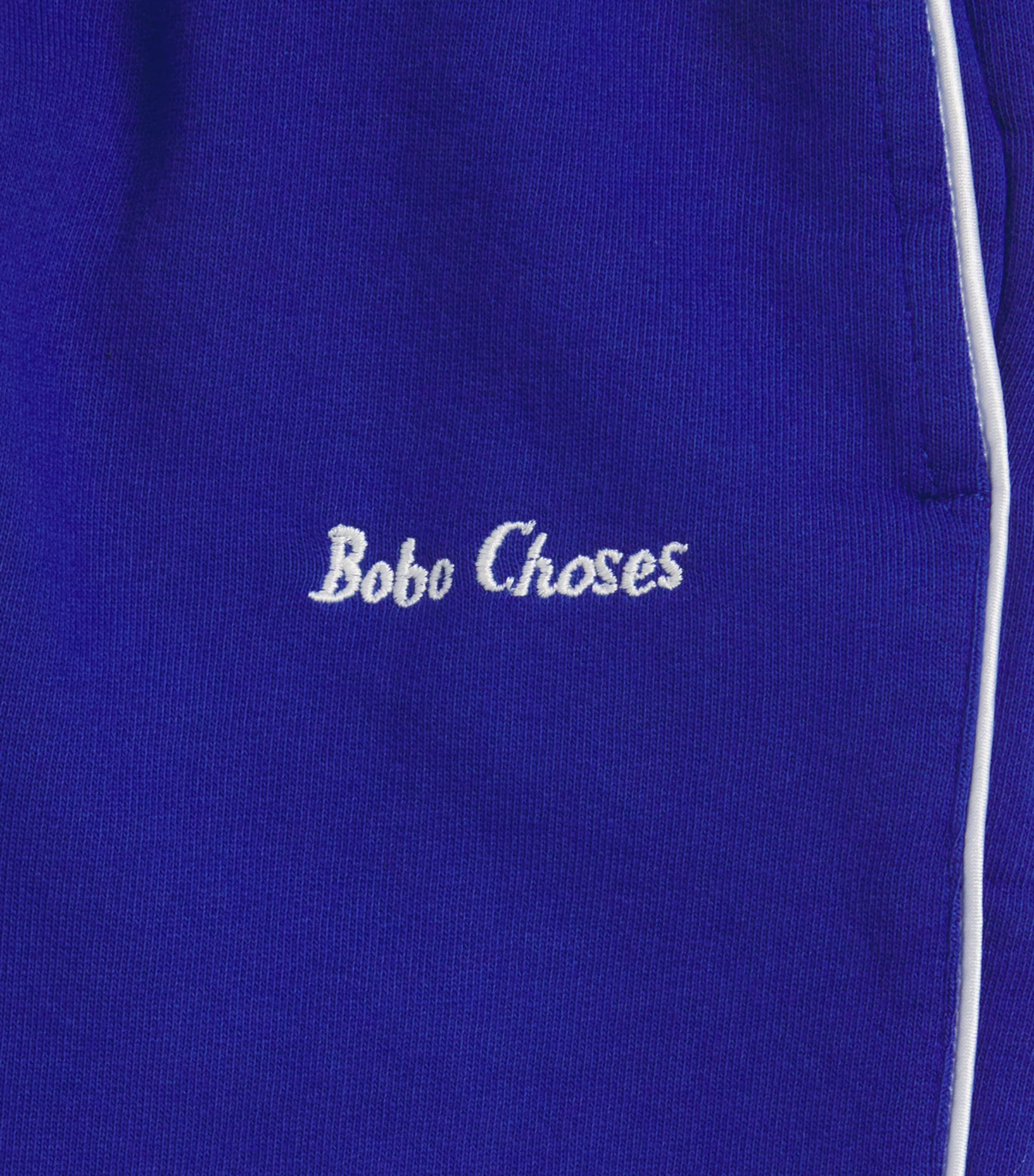 Bobo Choses Cotton Logo Sweatpants (8-9 Years) Midnight Blue Image 3