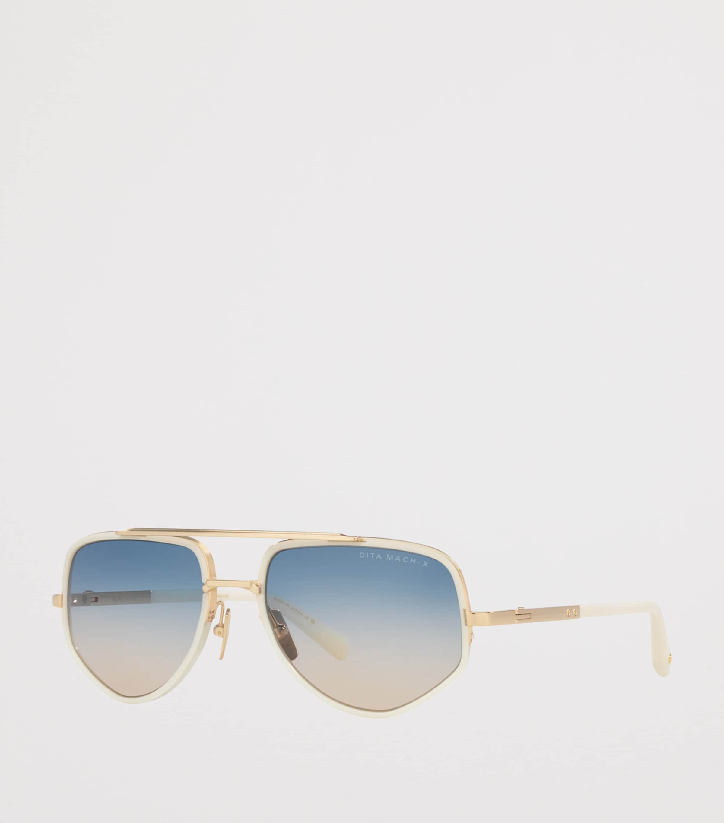 DITA Mach X Pilot Sunglasses White Image 2