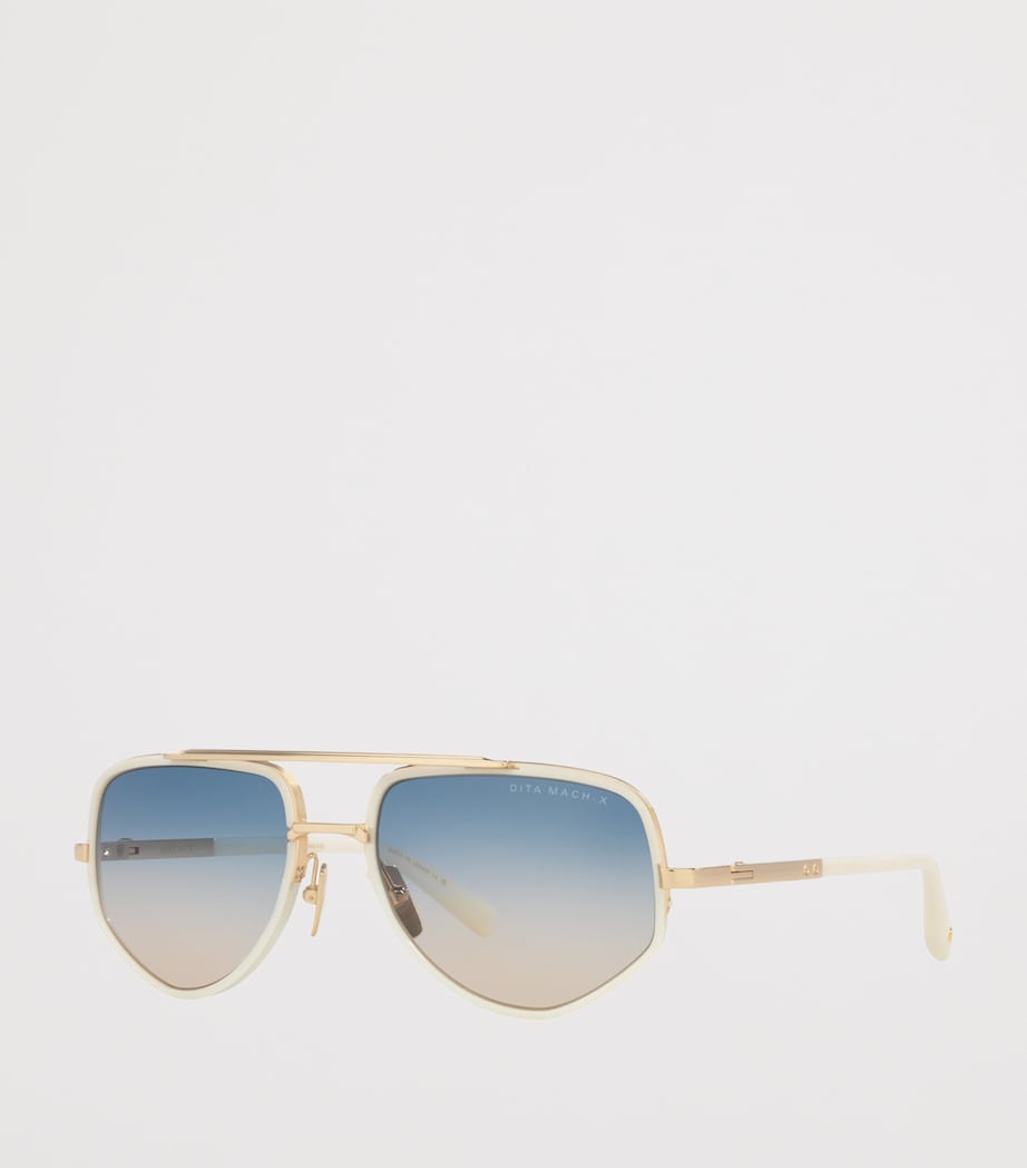 DITA Mach X Pilot Sunglasses White Image 2