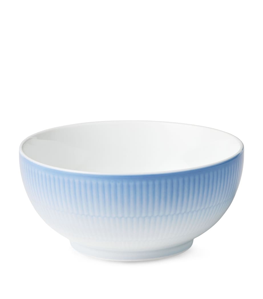 Royal Copenhagen Porcelain Iris Bowl (18cm) Blue Image 3