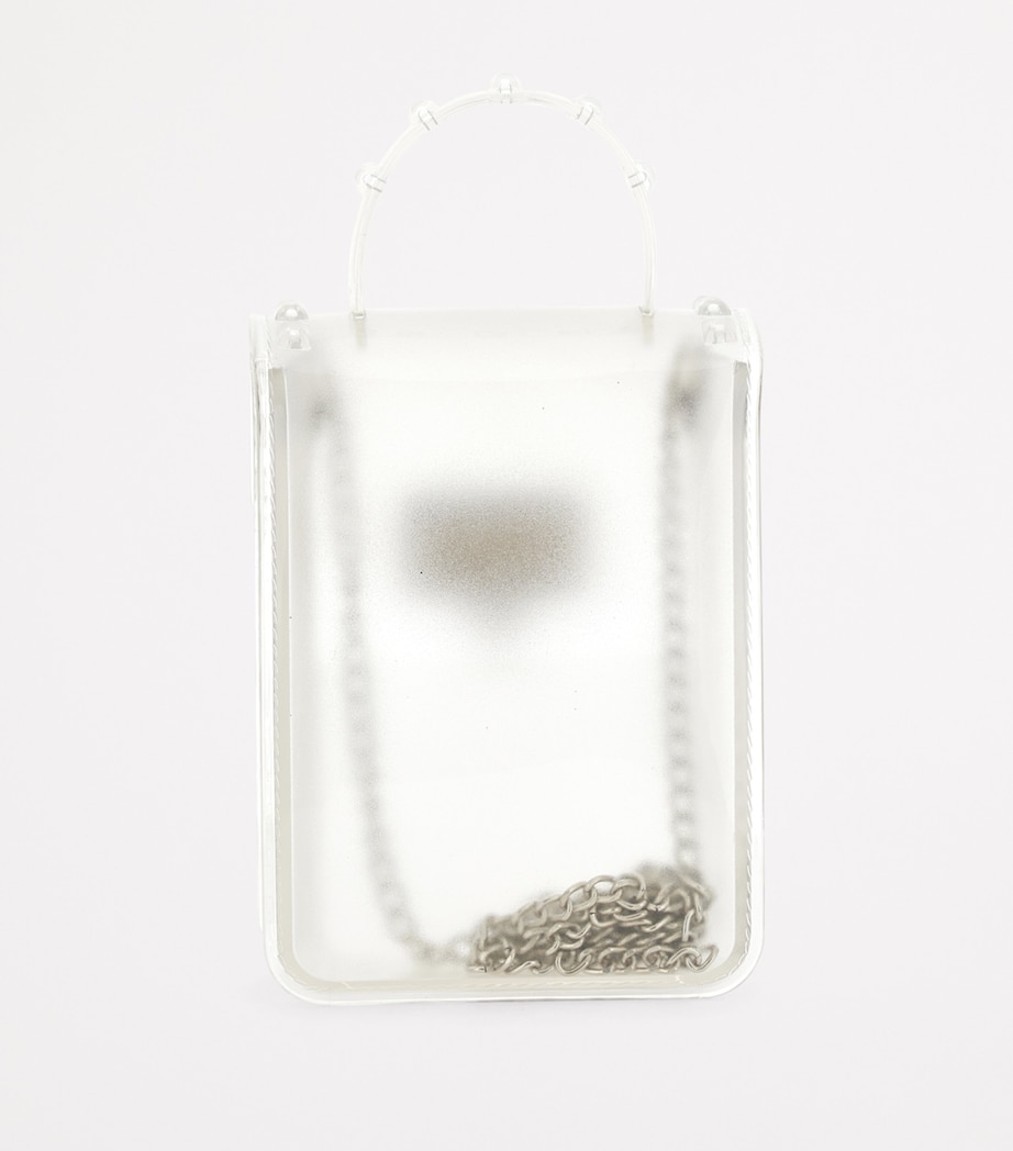 Faux Patent Leather Top-Handle Bag PANNA Image 3