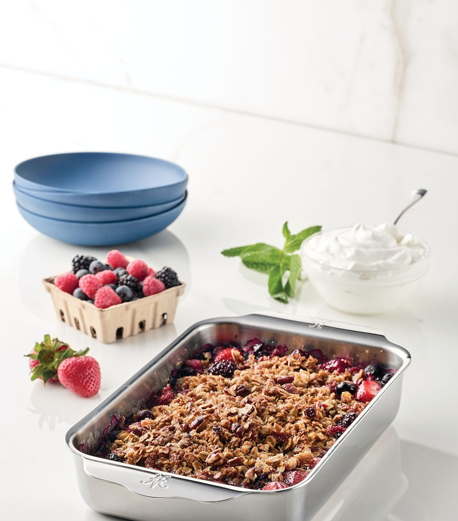 Stainless Steel Baking Pan (25cm) SILVER Image 3
