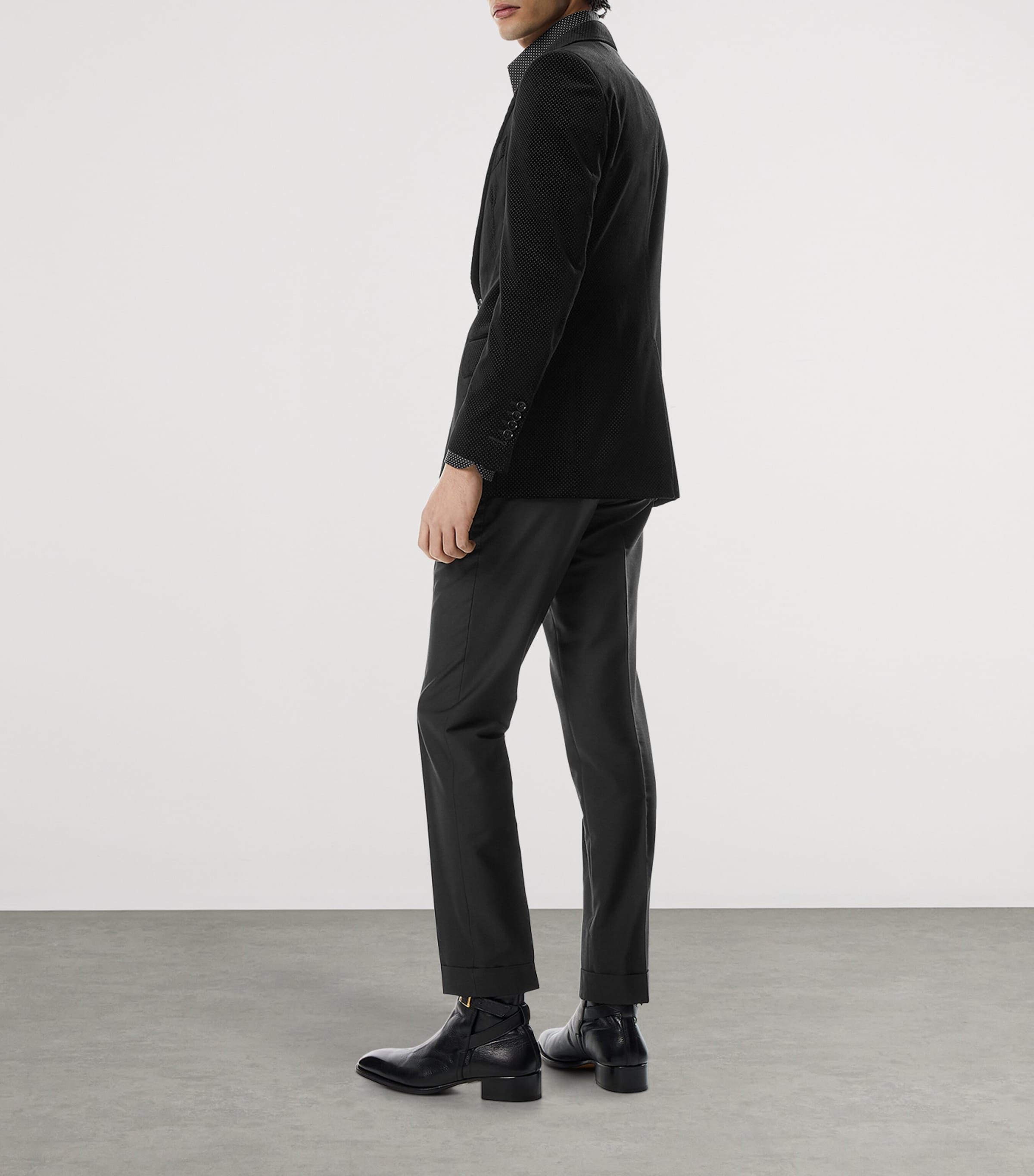 Cotton Dotted Dyllan Blazer NAA Image 3