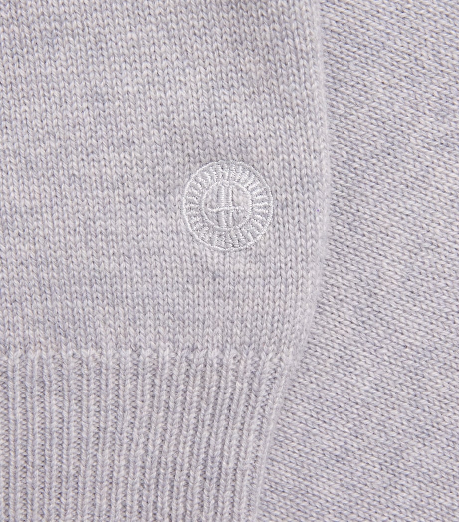Harrods Cashmere Hoodie Coyote Image 7