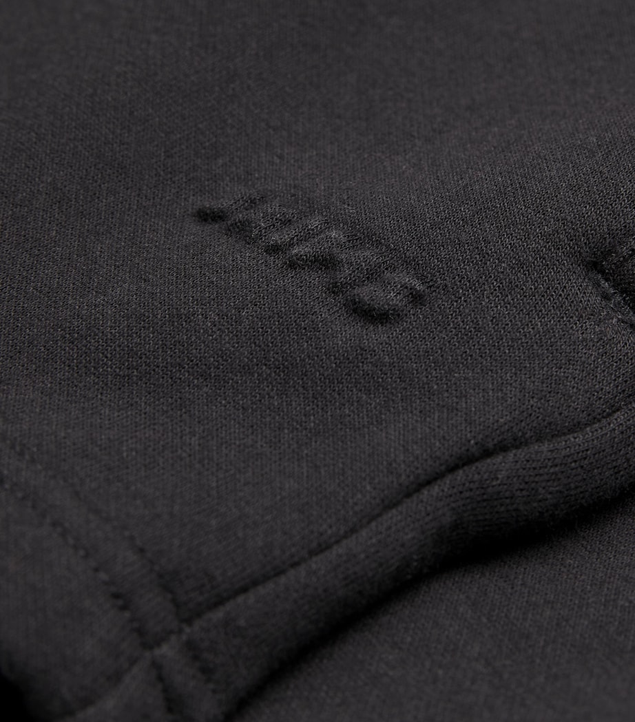 Cotton-Blend Fleece Shorts ONYX Image 5