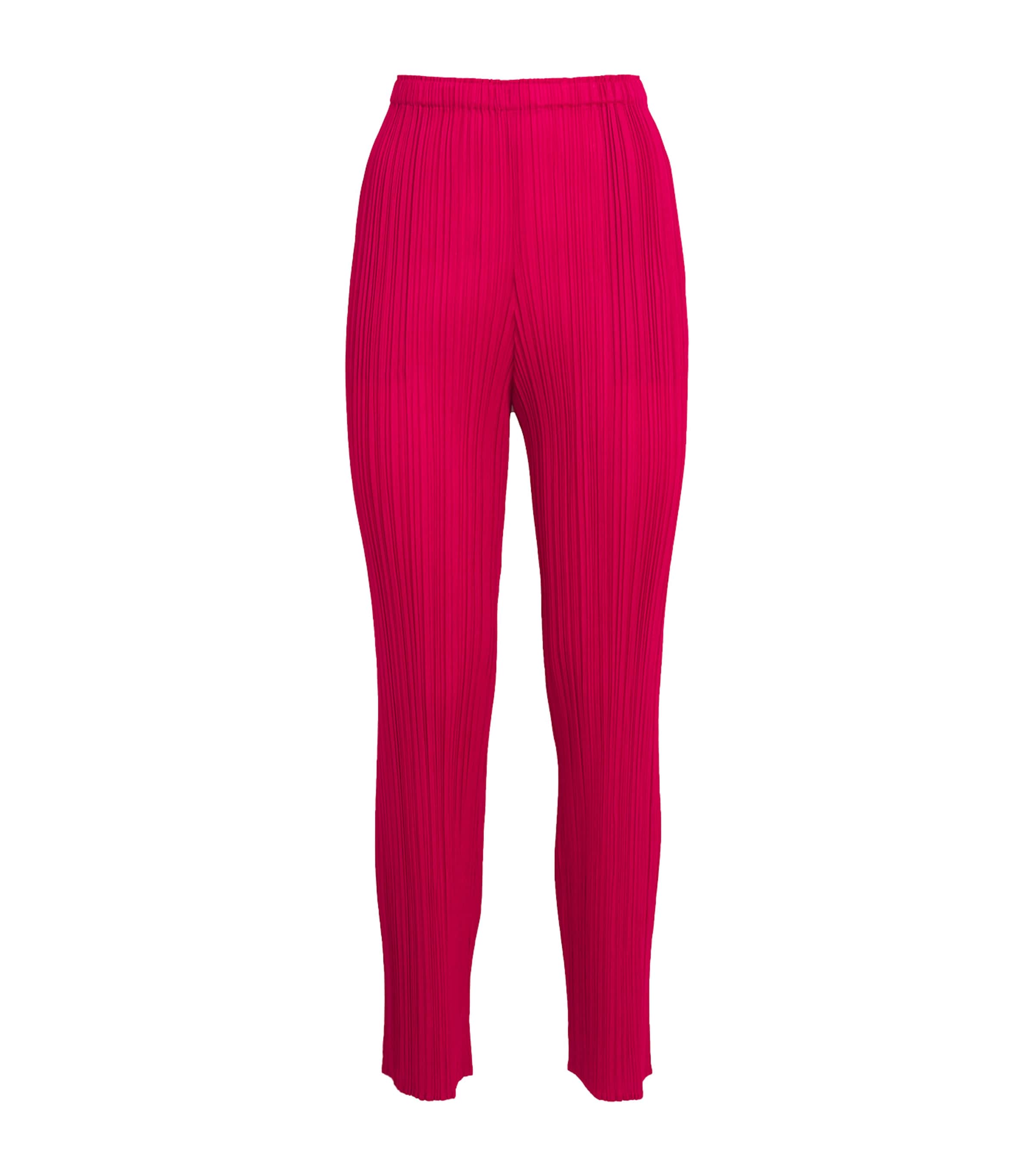 Issey Miyake Pleated Trousers In Pink