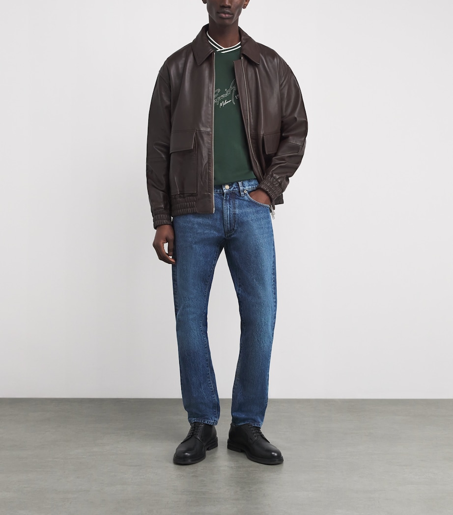 Cotton Embroidered Logo T-Shirt U7263 Image 2