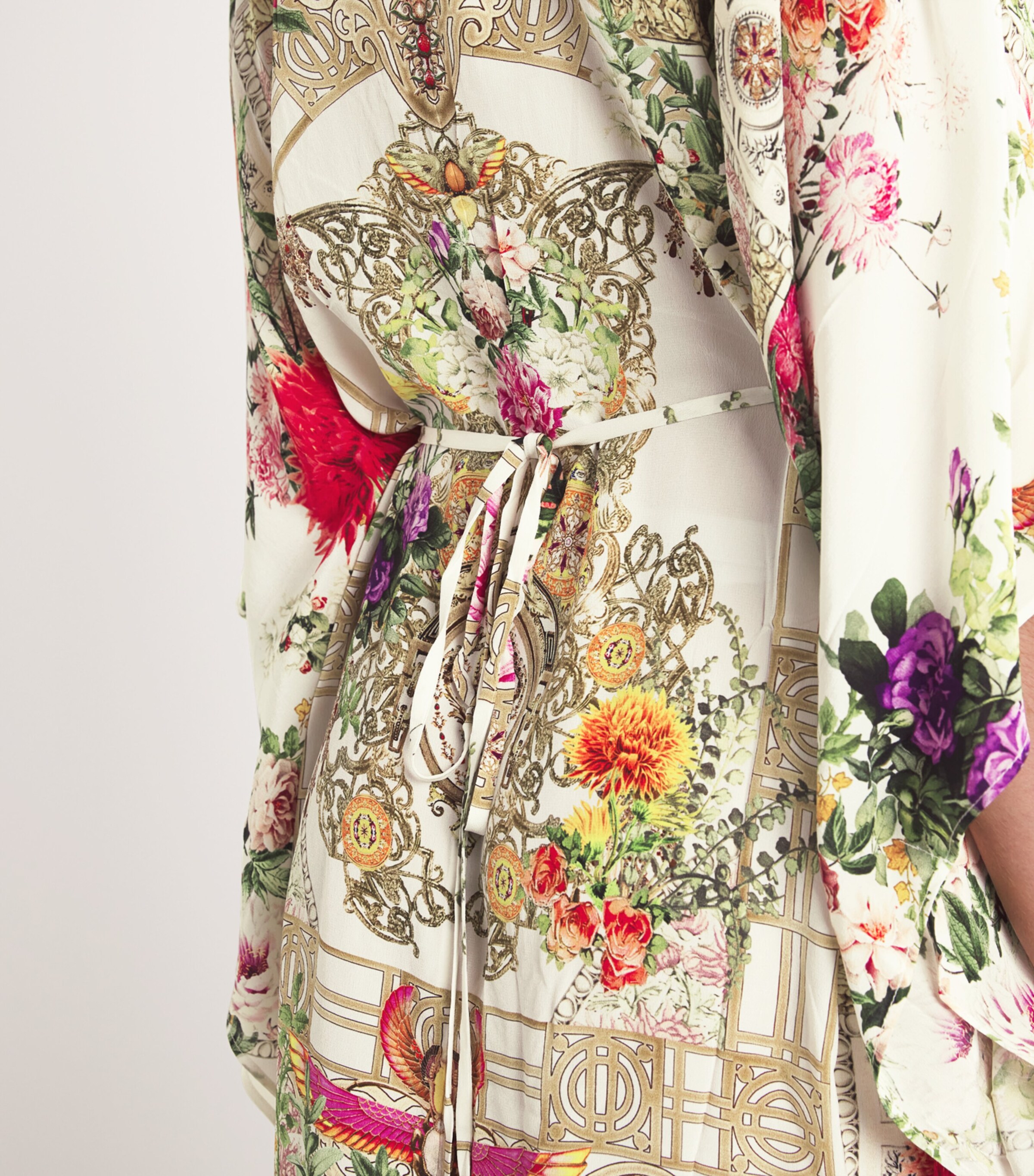 Camilla Womens Silk Floral Kaftan Egyprose Image 6