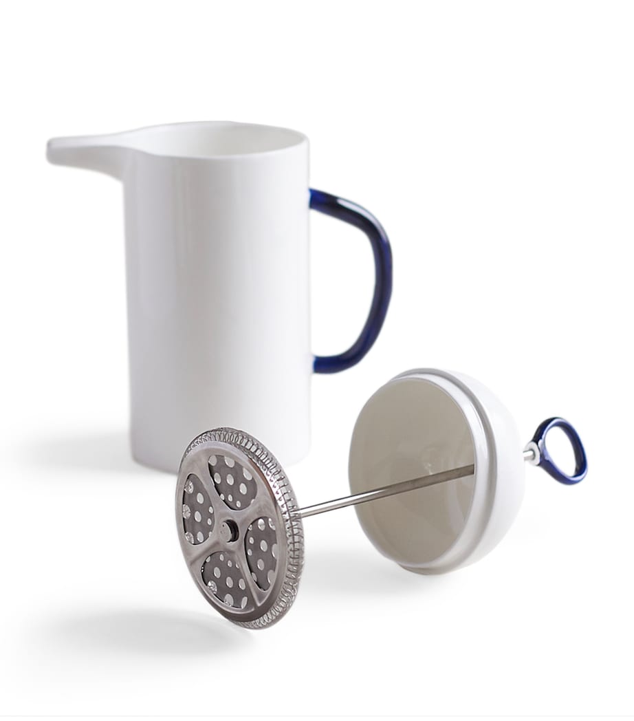 Fine Bone China Cobalt Cafetière  (1L) BLUE Image 2
