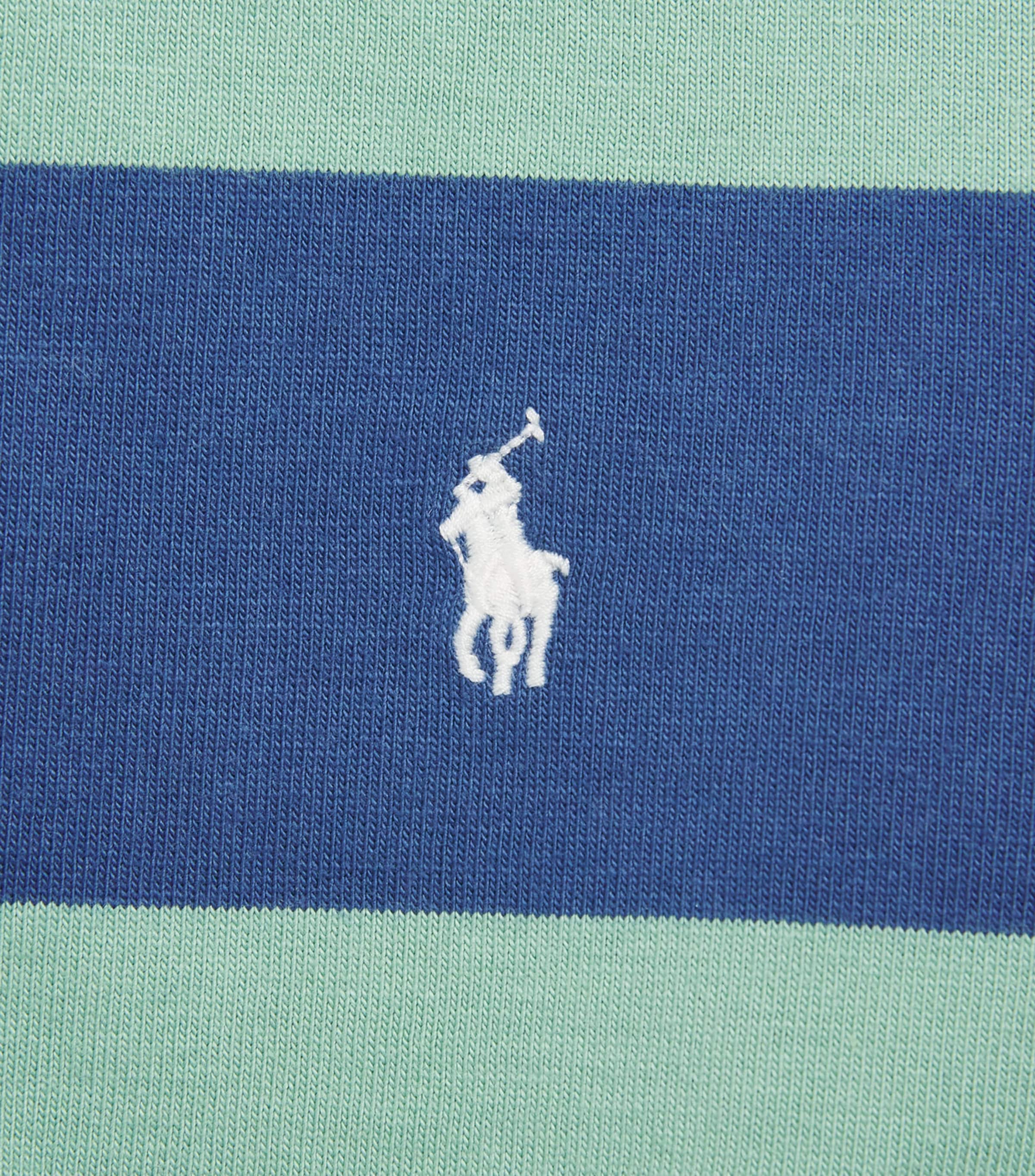 Ralph Lauren Kids Cotton Stripe Rugby Polo Shirt (2-7 Years) Fad Mnt/ol Image 3