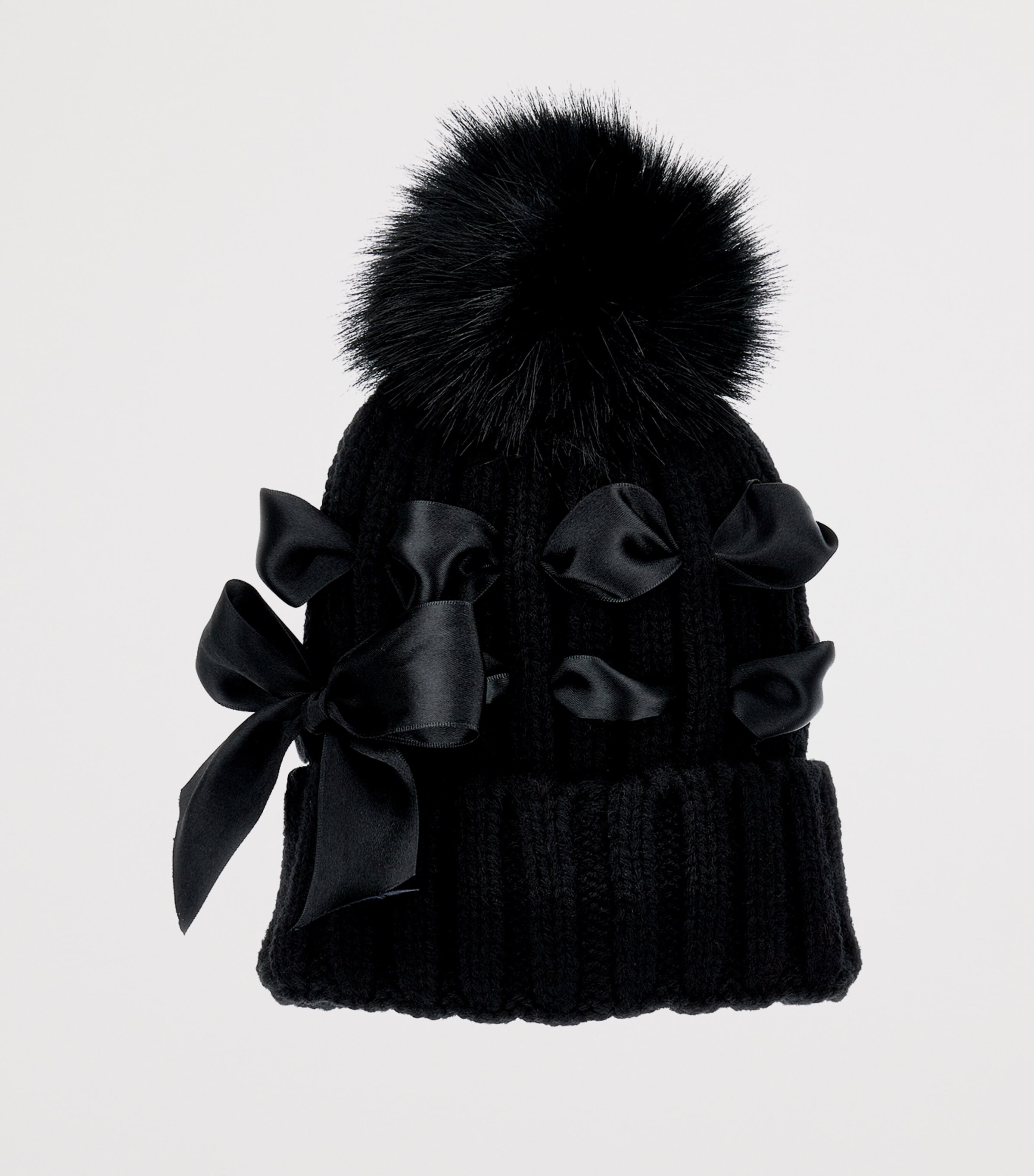 Bow Beanie NERO Image 2