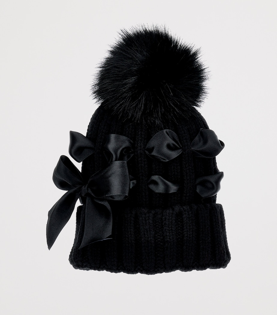 Bow Beanie NERO Image 2