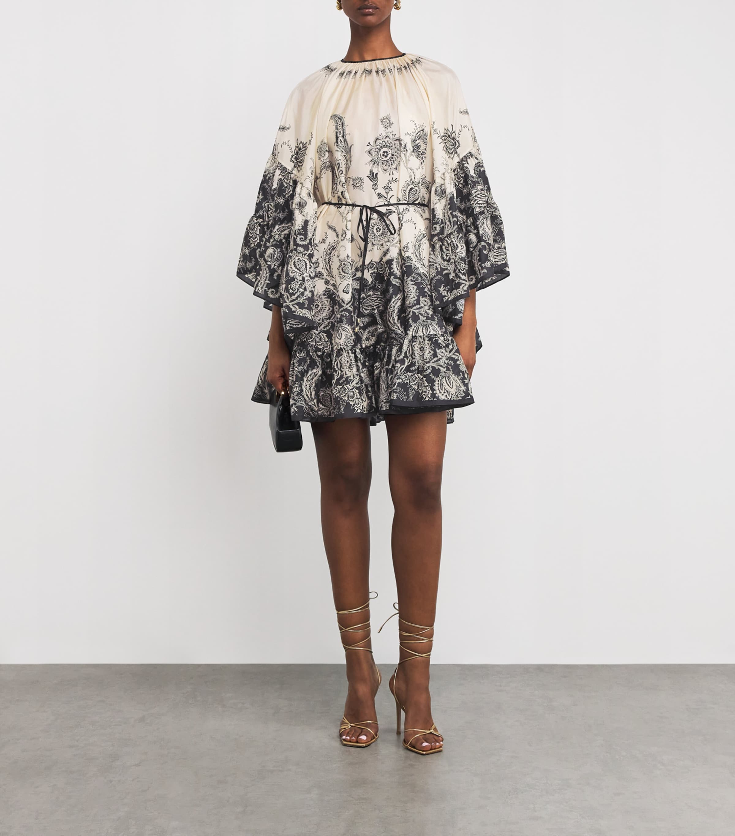 【Zimmermann】Rhiannon embroidered floral minidress Rhiannon embroidered floral minidress in multicoloured
