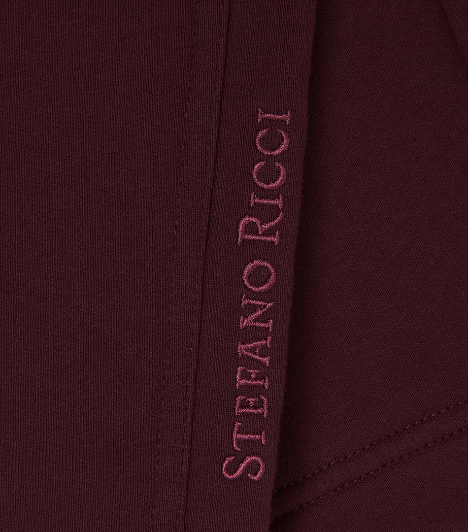 Stefano Ricci Kids Stretch-Cotton Sweatpants (4-16 Years) Image 3