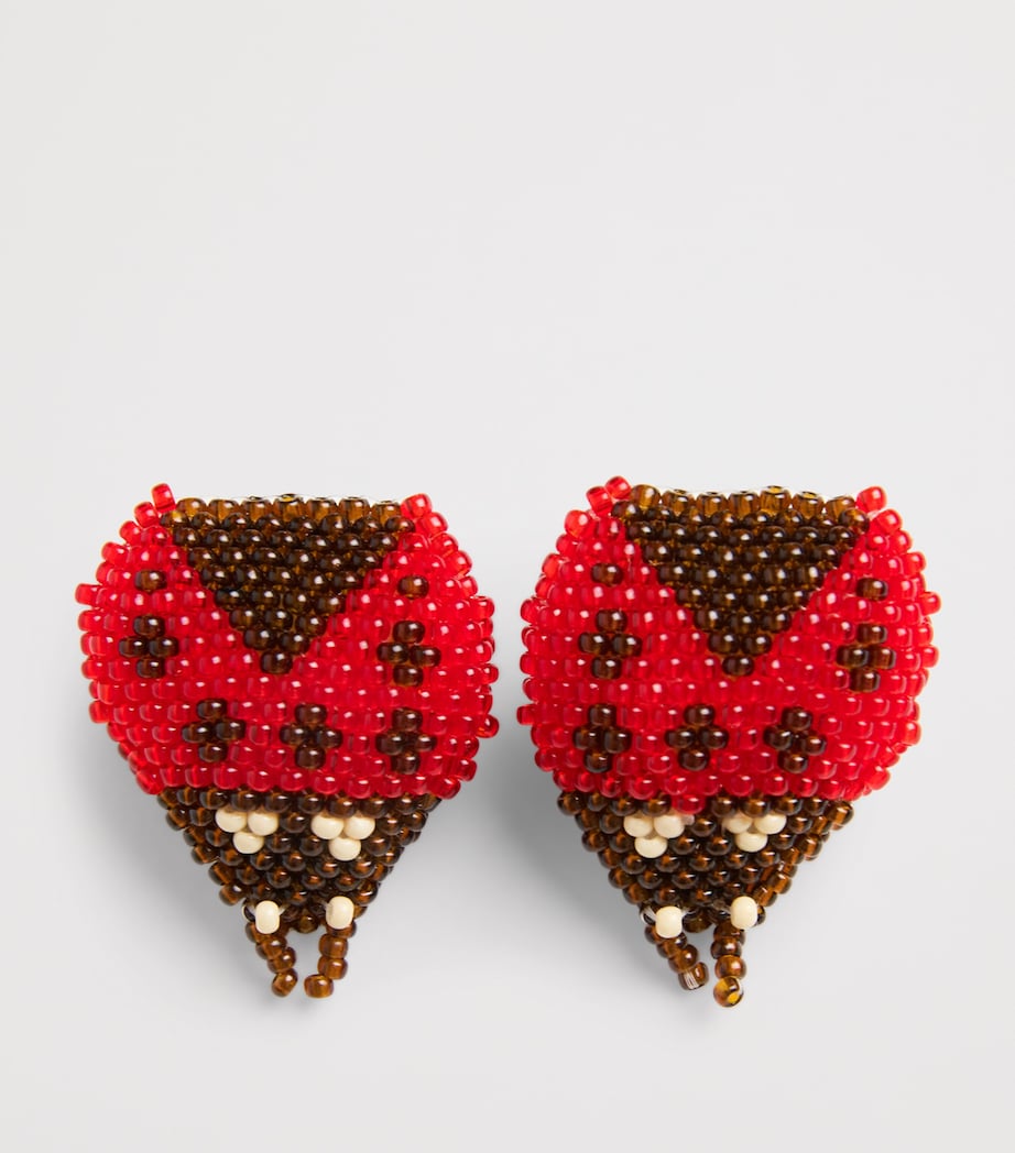 KONGES SLOJD Beaded Ladybug Hair Clips (Pack of 2) Image 2