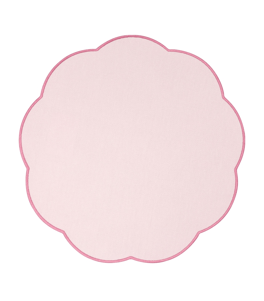 Villeroy & Boch Cotton Fleur Placemat (40cm x 40cm) Rose Image 1
