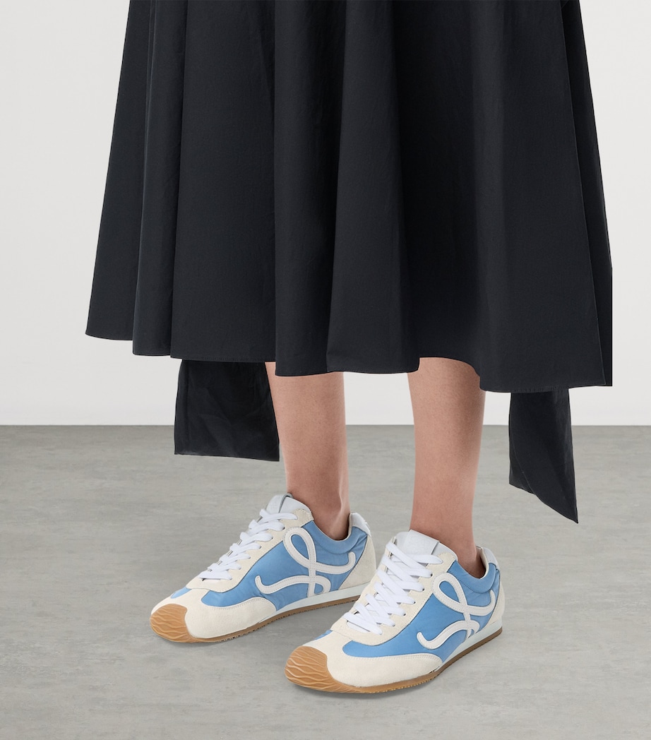 Suede Ballet Runner 2.0 Sneakers BLUE/WHITE Image 2