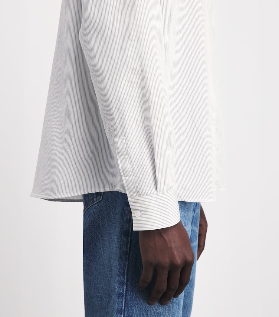 FRAME Mens Cotton Stripe Shirt Whse Image 3