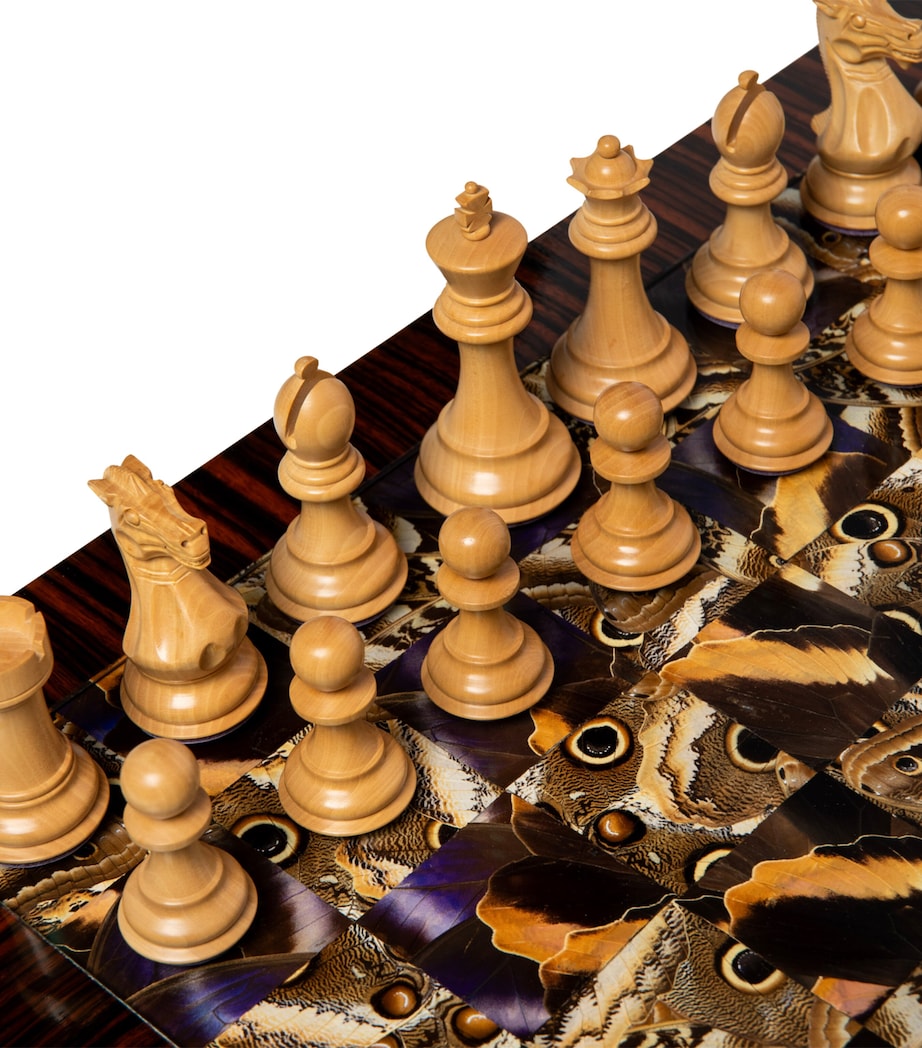 x KHAMAMA Noctua Chess Set BROWN Image 2