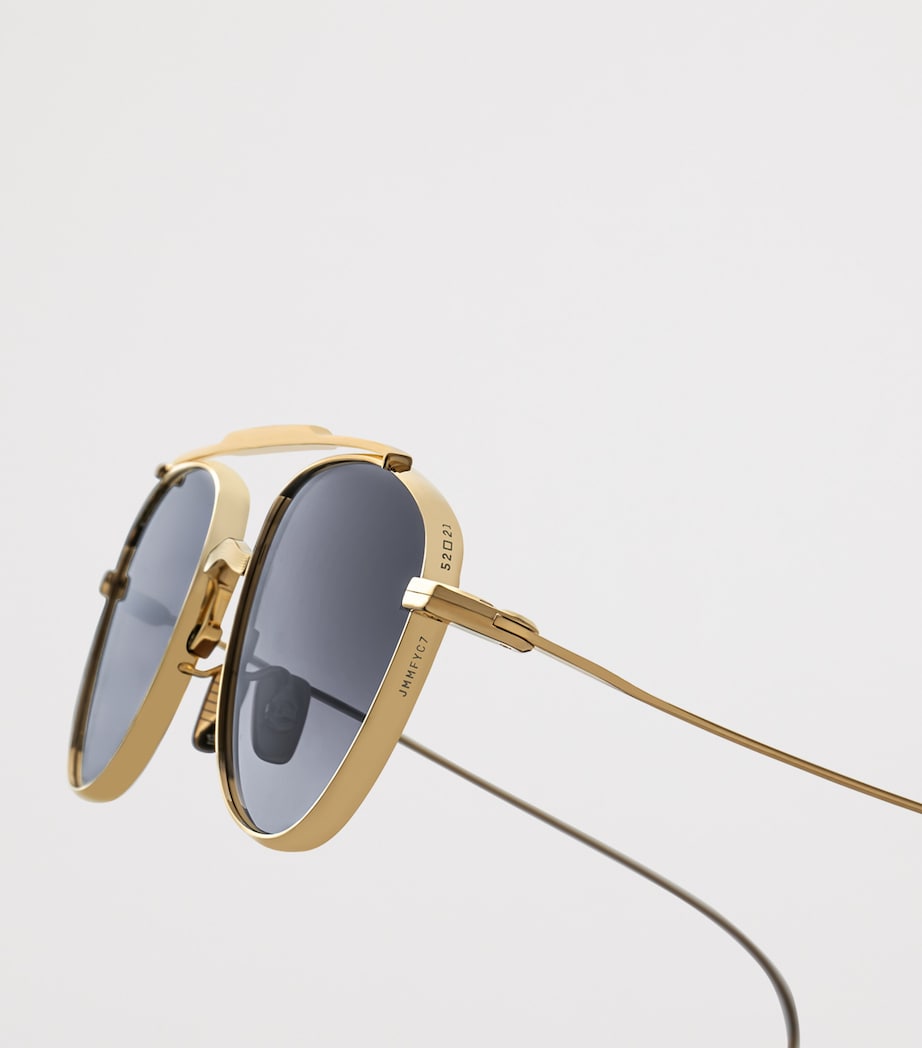 Titanium Flynn Aviator Sunglasses 7C-CIA Image 2