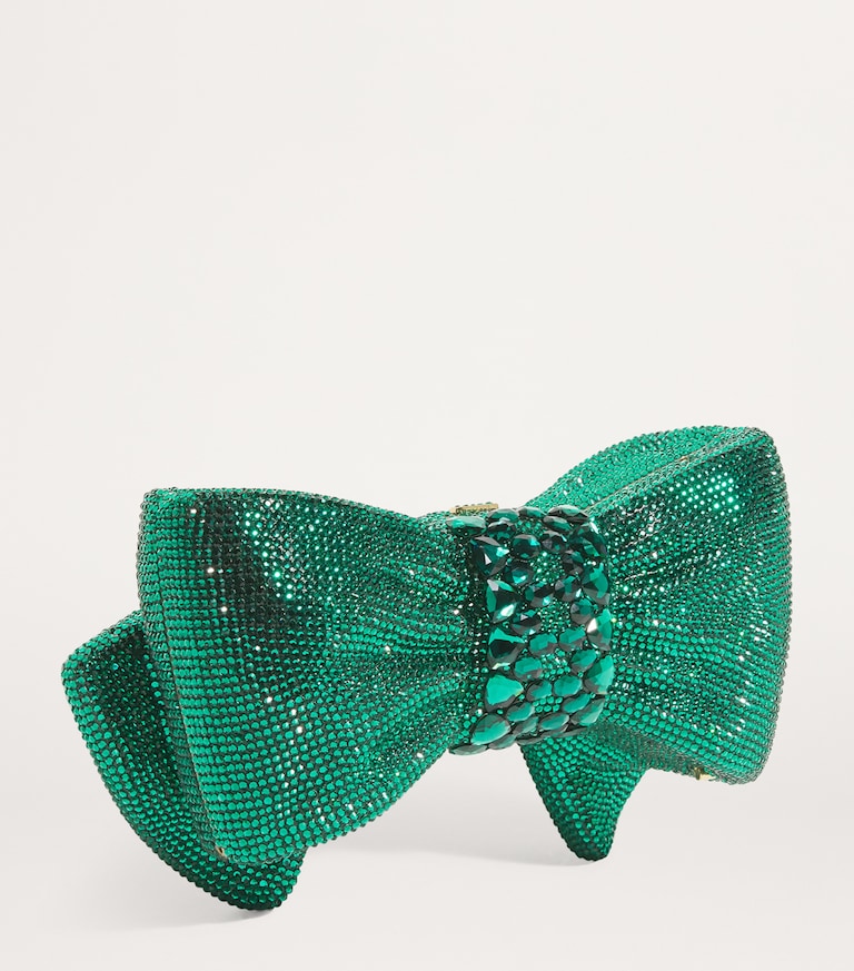 Judith Leiber Green X Harrods EXCLUSIVE Embellished Just For You Bow judith-leiber-green-x-harrods-exclusive-embellished-just-for-you-bow