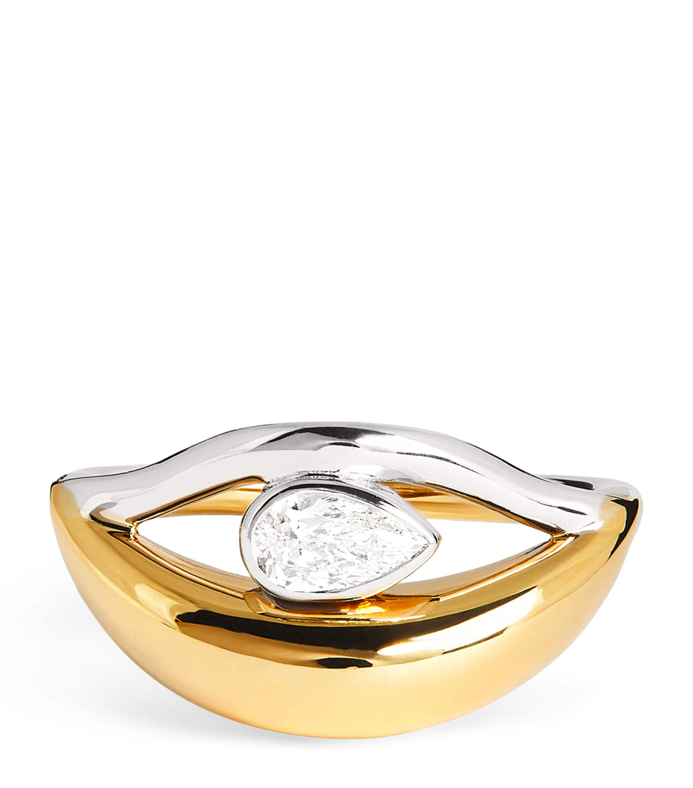 L'atelier Nawbar Mixed Gold And Diamond Salvatore Lot N*93 Ring In Gold