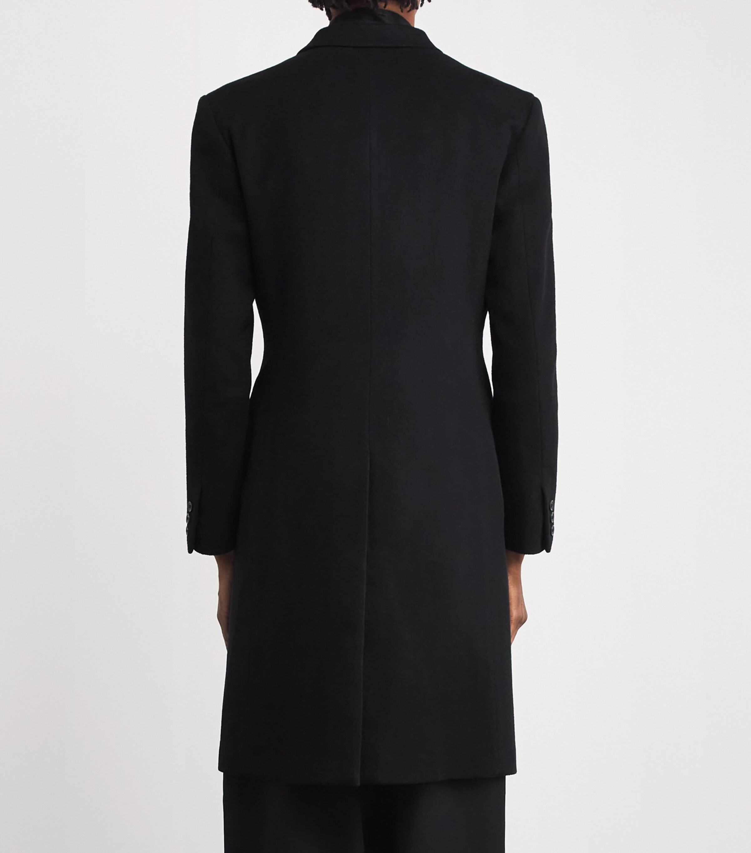 Wool-Cashmere Overcoat BLACK Image 4