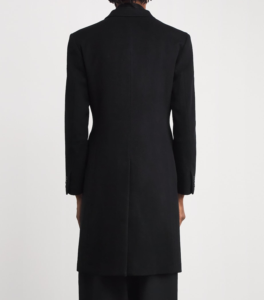 Wool-Cashmere Overcoat BLACK Image 4