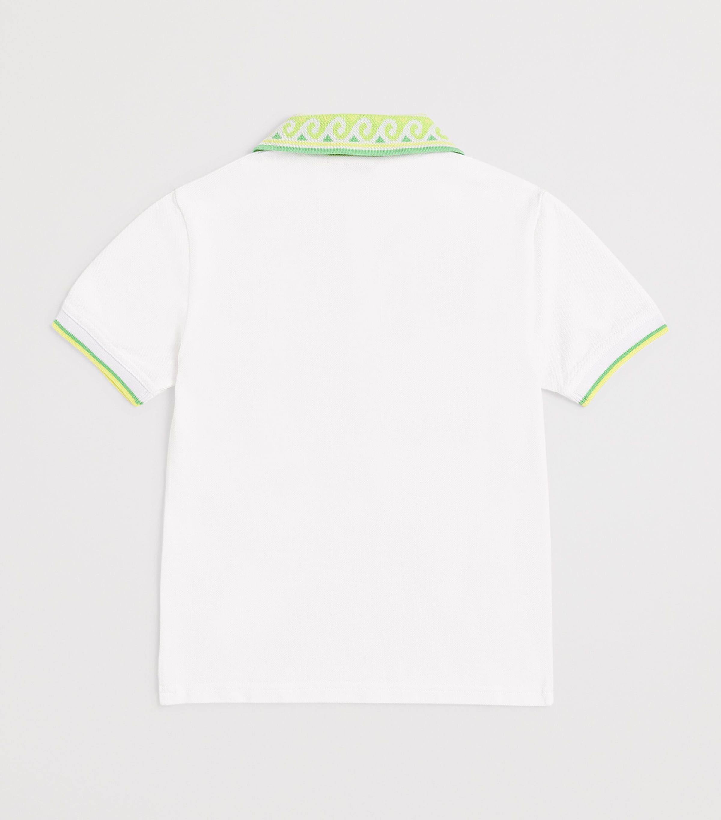 Cotton Polo Shirt (3-14 Years) WHITE Image 2