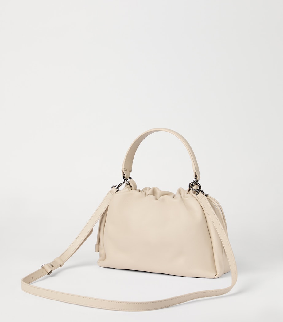 Small Leather Mellow Bucket Bag C8905 Image 3