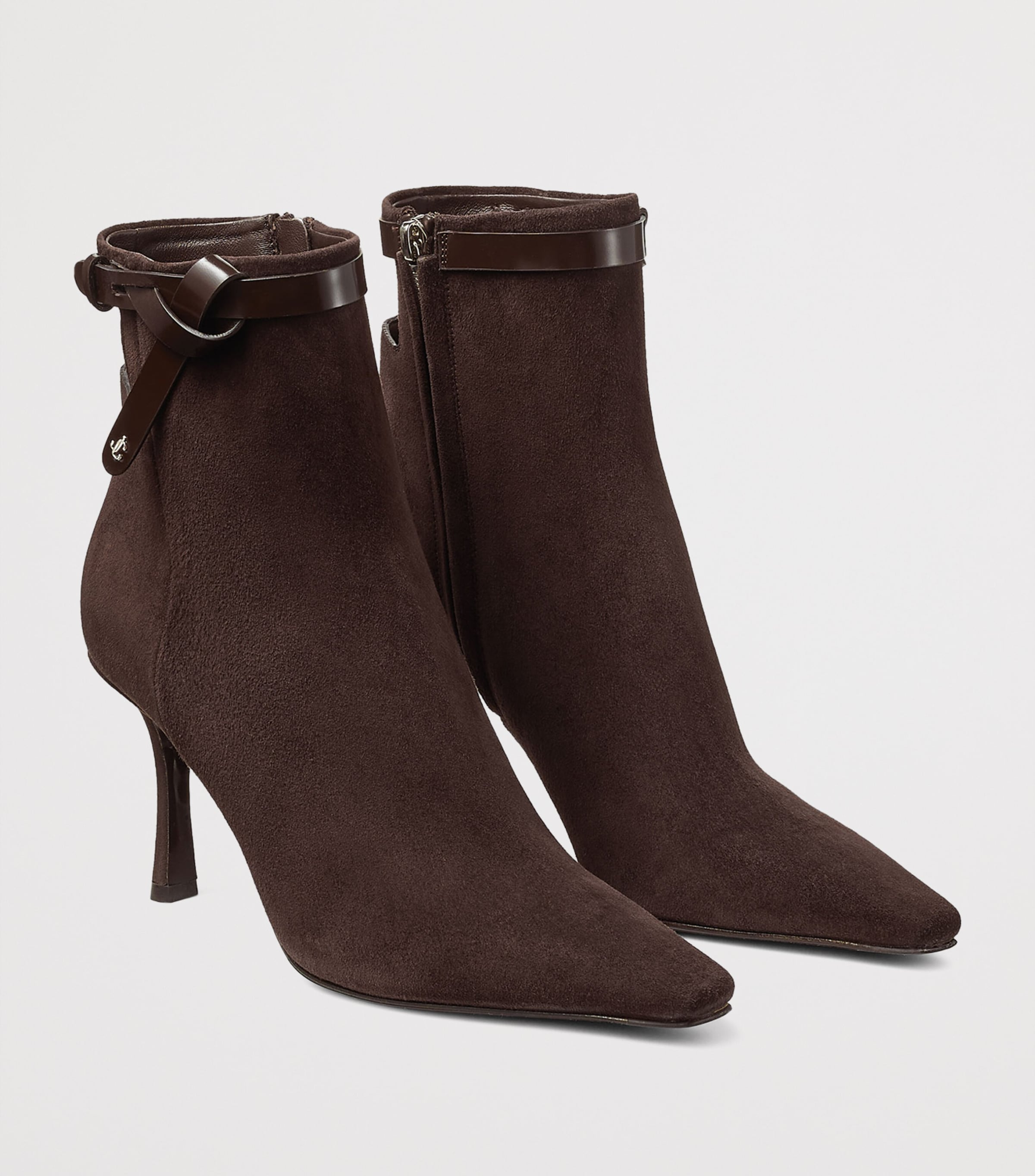 Camie AB 85 Suede Heeled Boots CHOCOLATE/CHOCOLATE Image 4